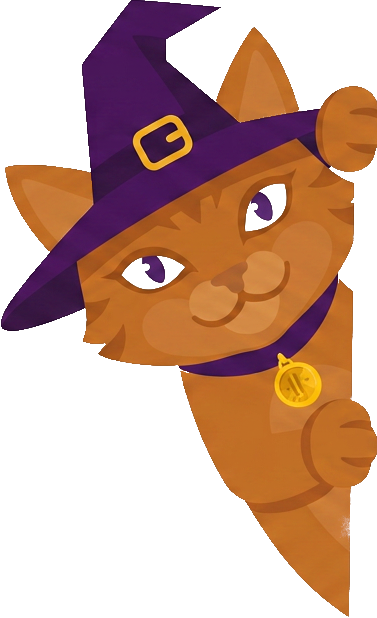 Tali, our deal-hunting cat mascot